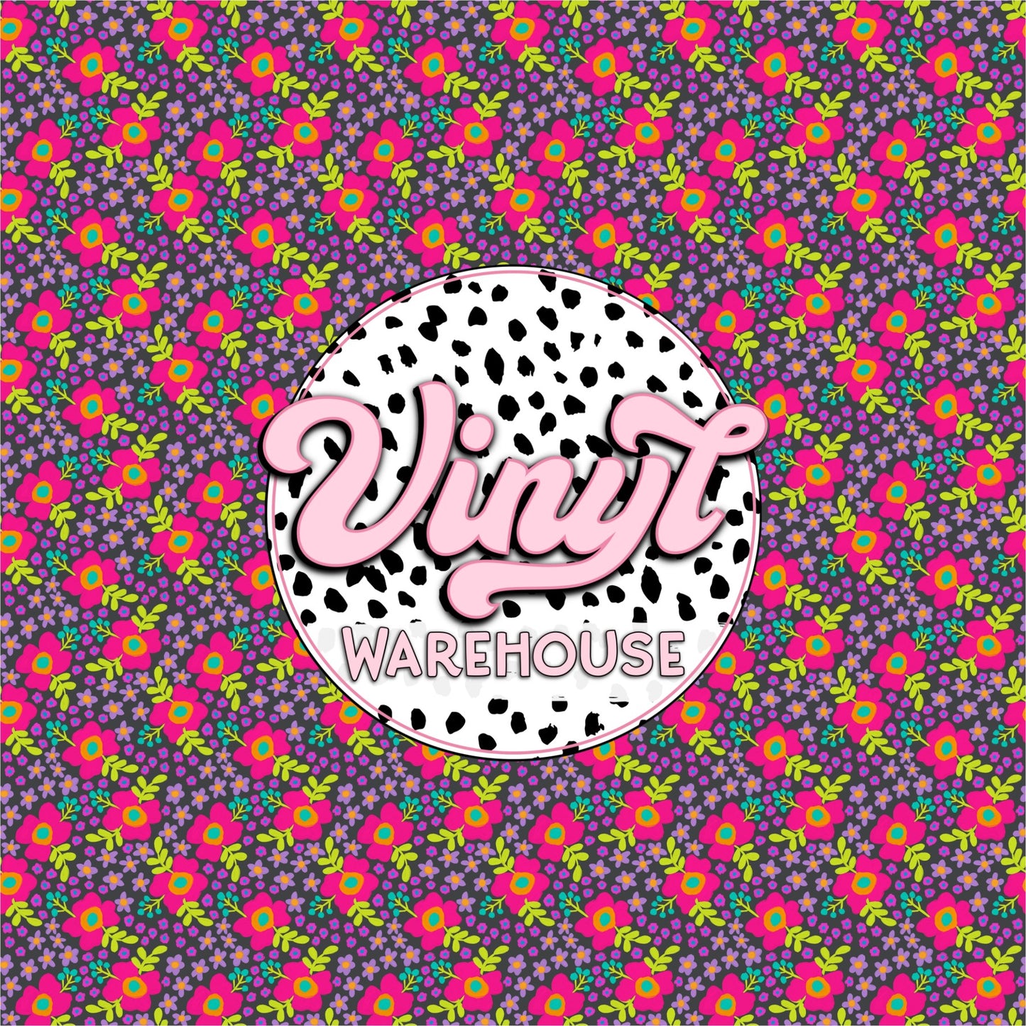 Bright Spring Floral Doodles - Printed HTV