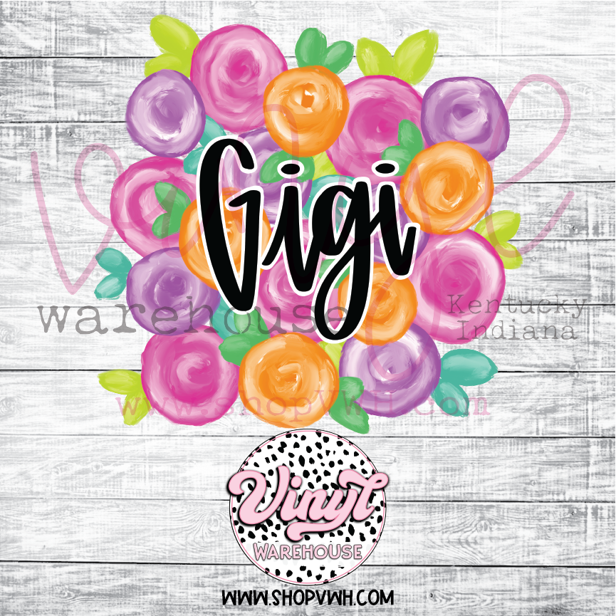 Floral Mother's Day - Heat Transfer Print