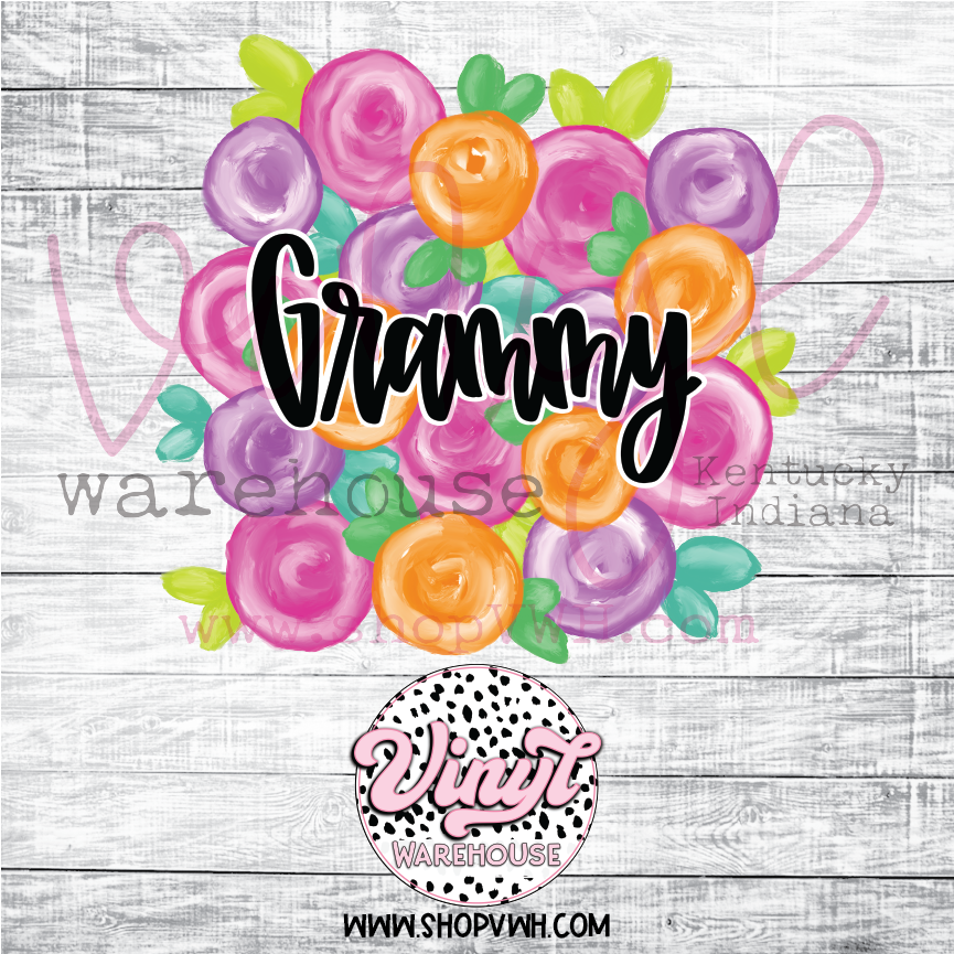 Floral Mother's Day - Heat Transfer Print