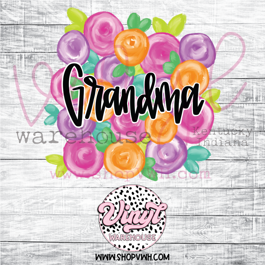 Floral Mother's Day - Heat Transfer Print