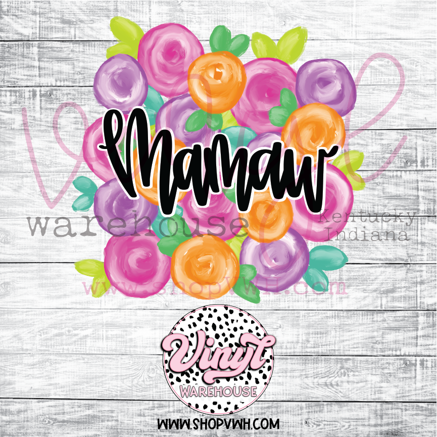 Floral Mother's Day - Heat Transfer Print