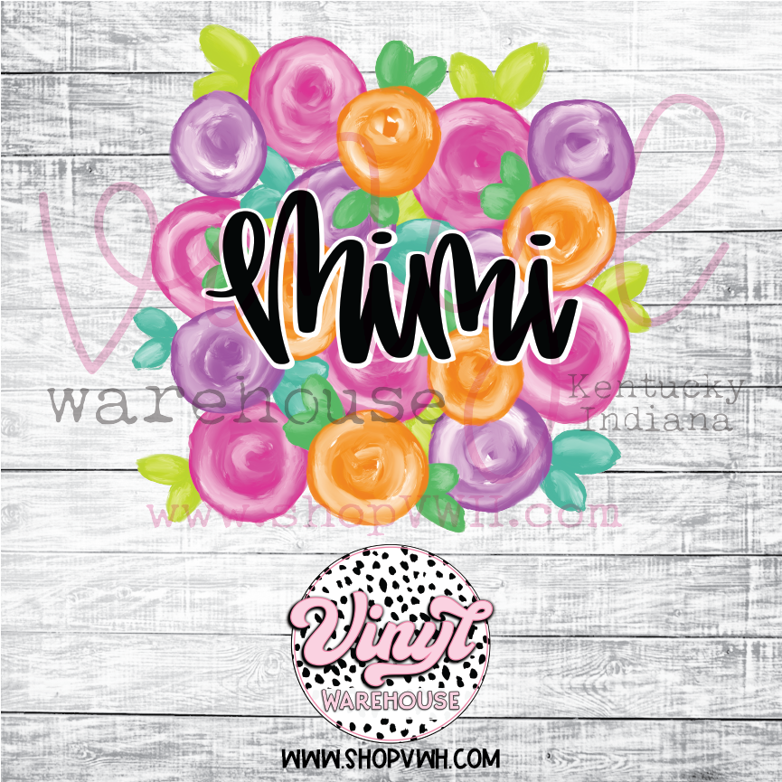 Floral Mother's Day - Heat Transfer Print