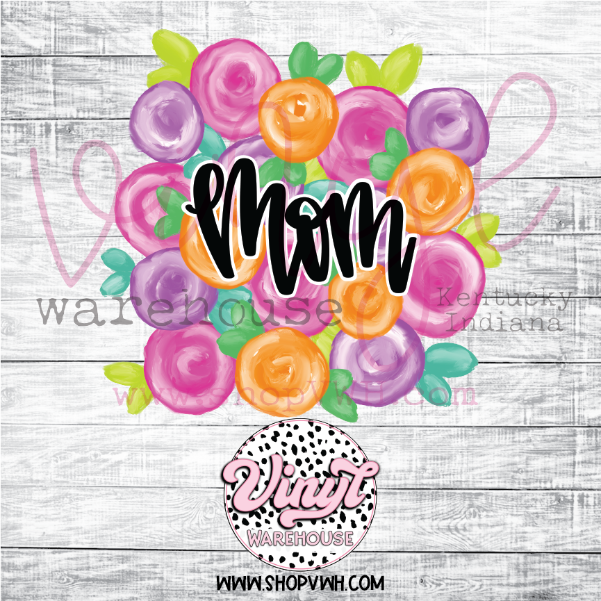 Floral Mother's Day - Heat Transfer Print