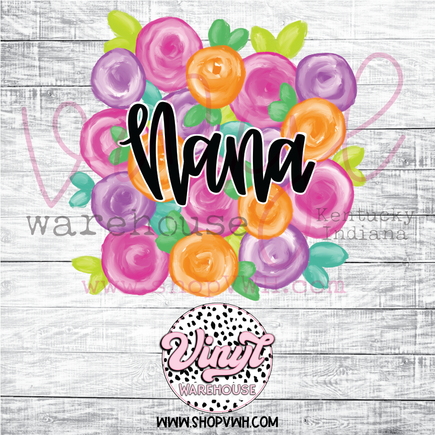 Floral Mother's Day - Heat Transfer Print