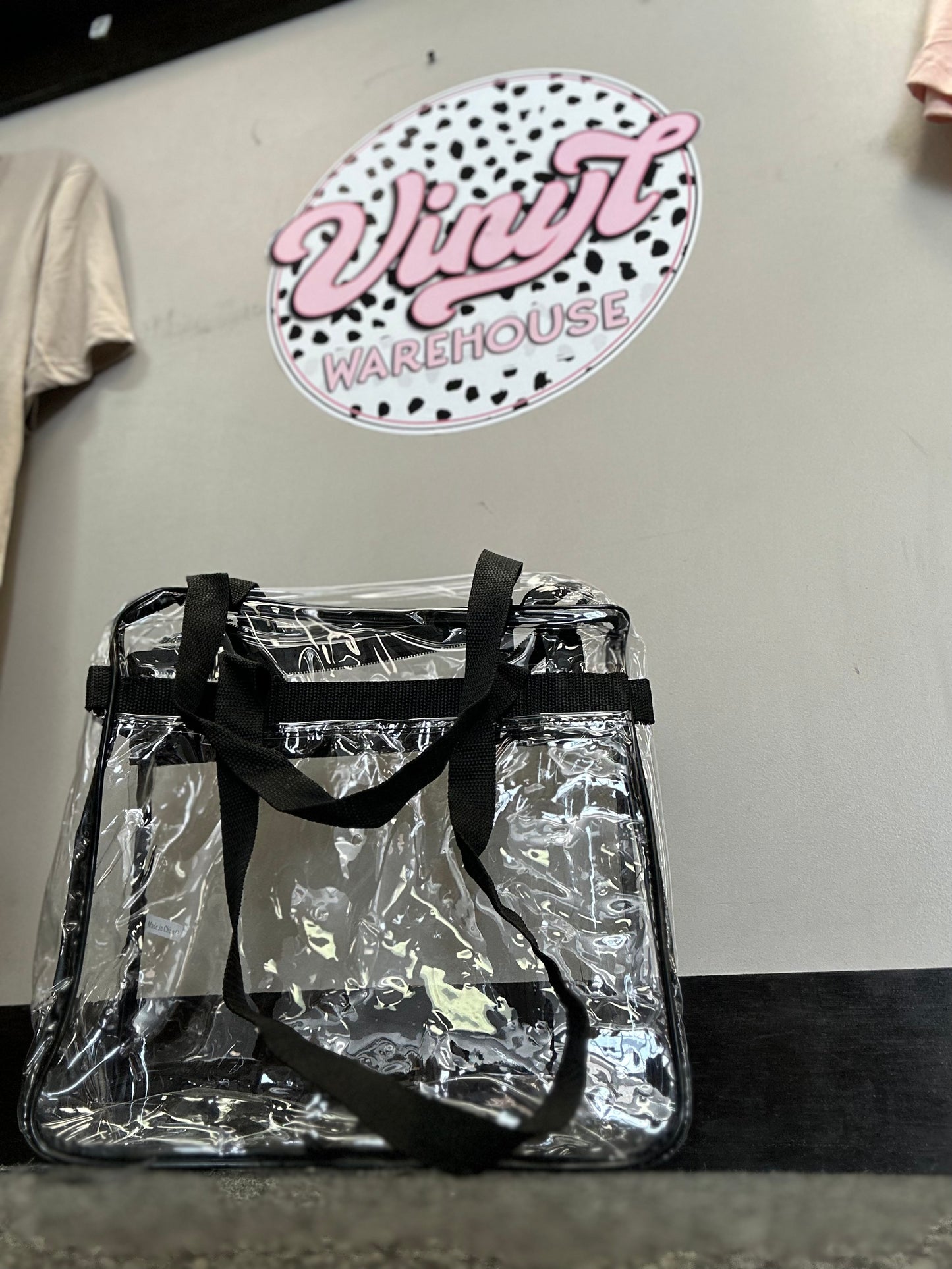 Clear Stadium Bags w/ Zipper