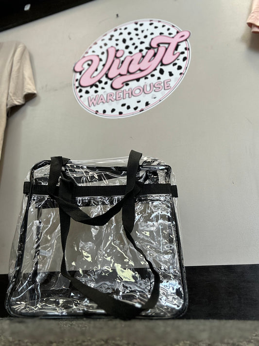 Clear Stadium Bags w/ Zipper