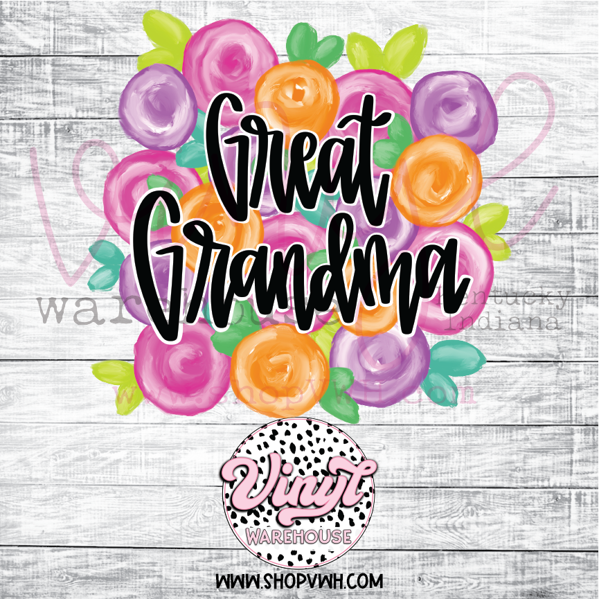 Floral Mother's Day - Heat Transfer Print