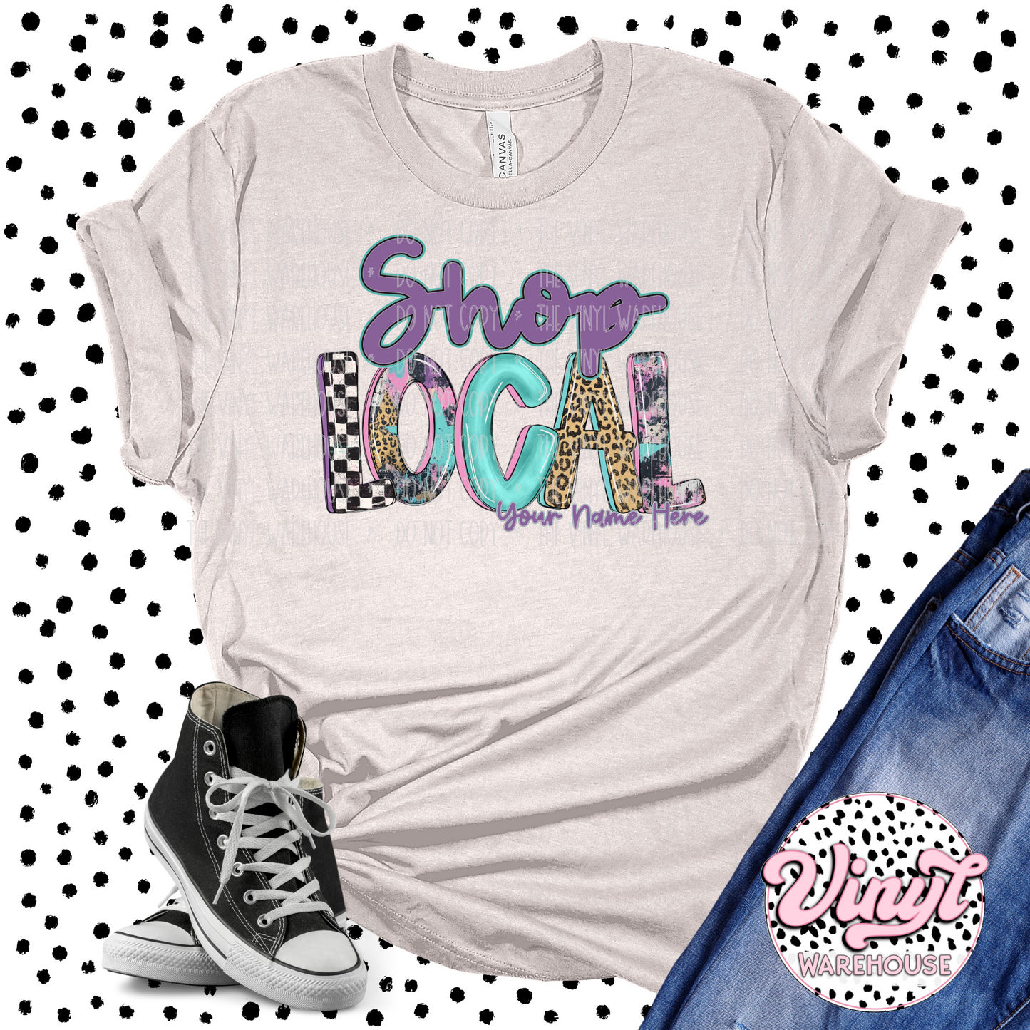 Shop Local @ CUSTOM - DTF Print
