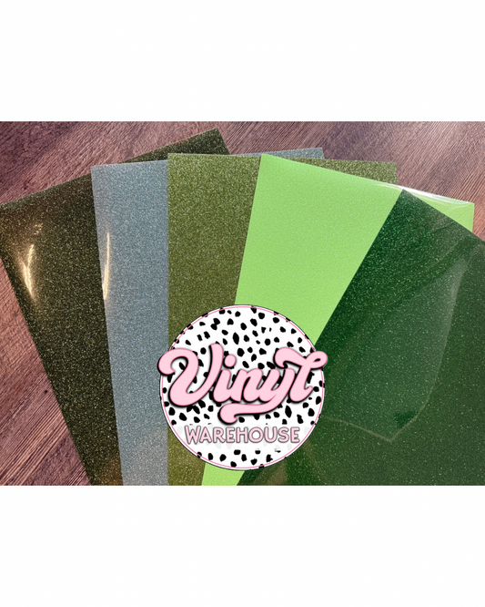 Green With Envy - Glitter HTV Bundle
