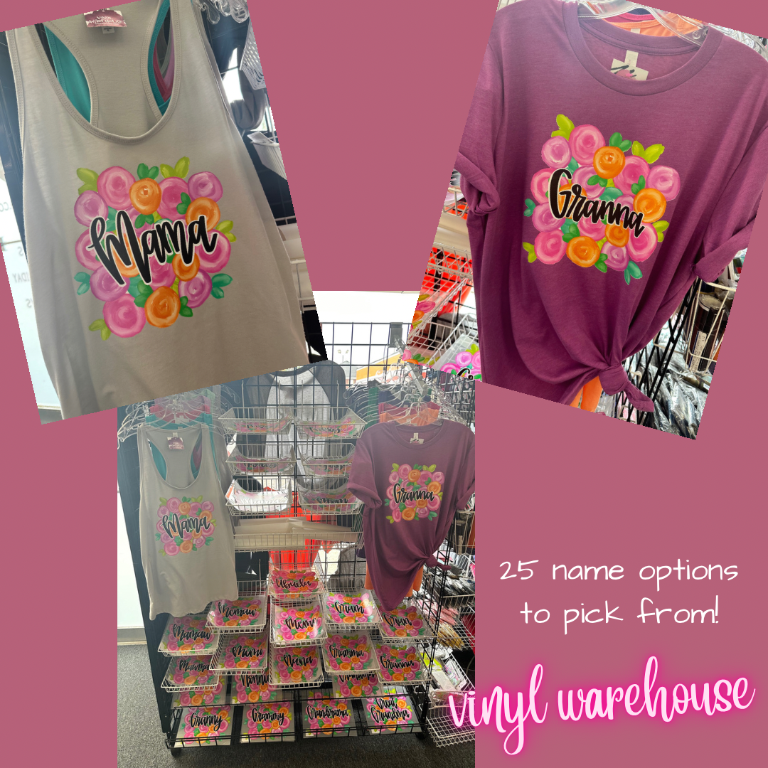 Floral Mother's Day - Heat Transfer Print