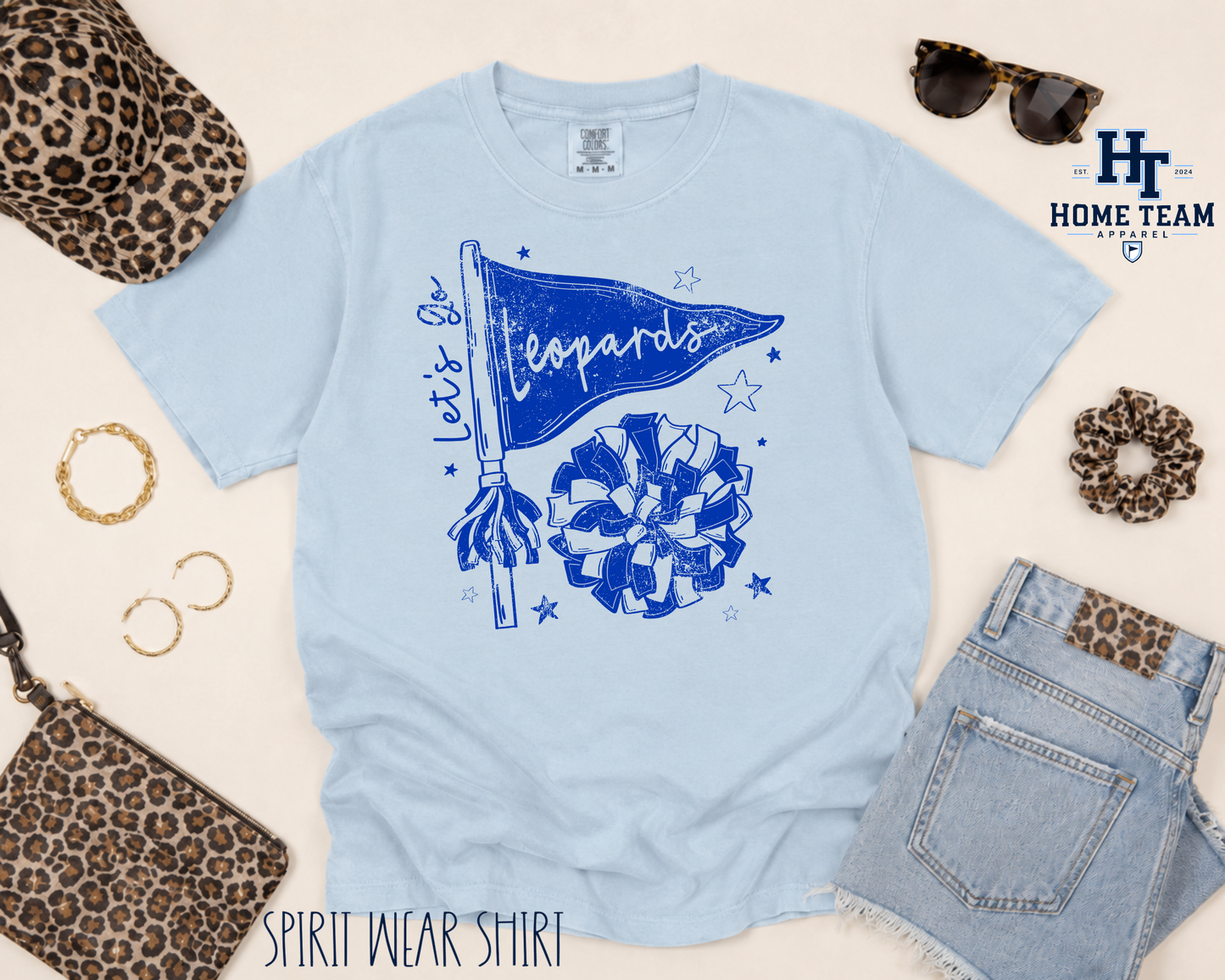Leopard Cheer - Spirit Wear