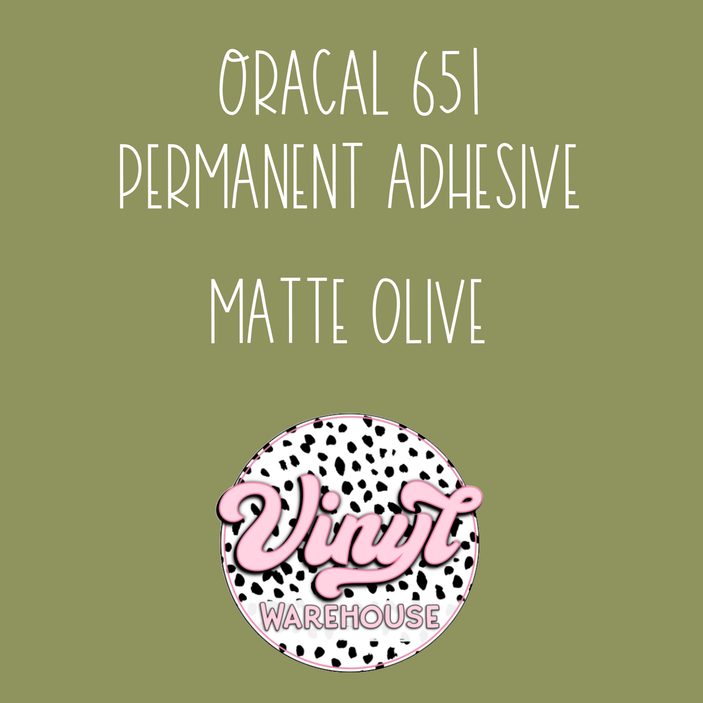 Oracal 651 - Olive (Matte)