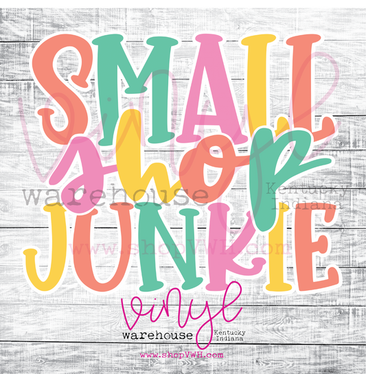 Small Shop Junkie - Heat Transfer Print