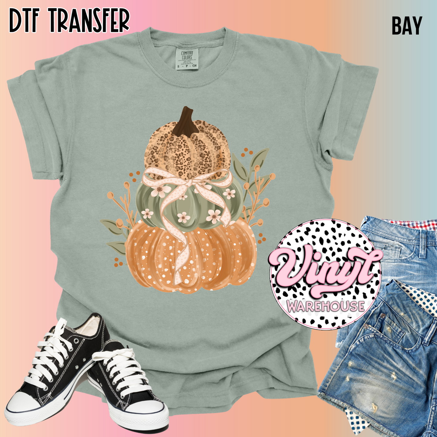 Preppy Pumpkins - DTF Print