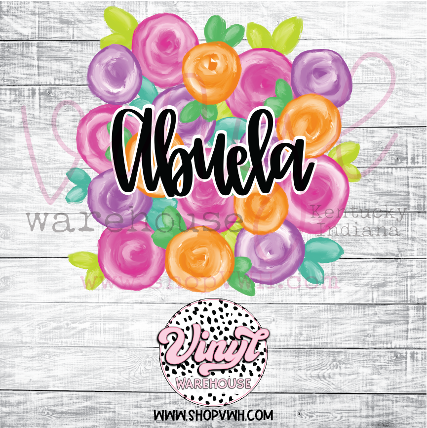 Floral Mother's Day - Heat Transfer Print