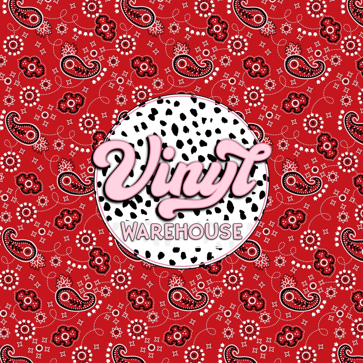 Paisley Bandana - Printed HTV