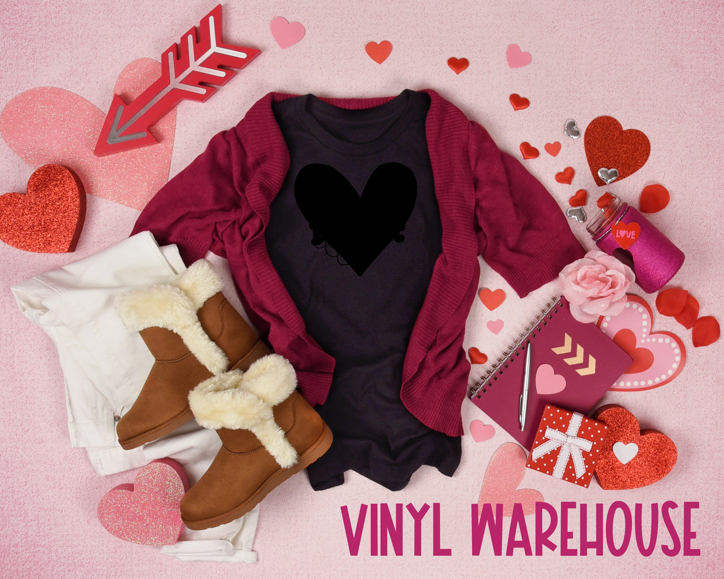 Be Mine Heart (Leopard) - Screen Print