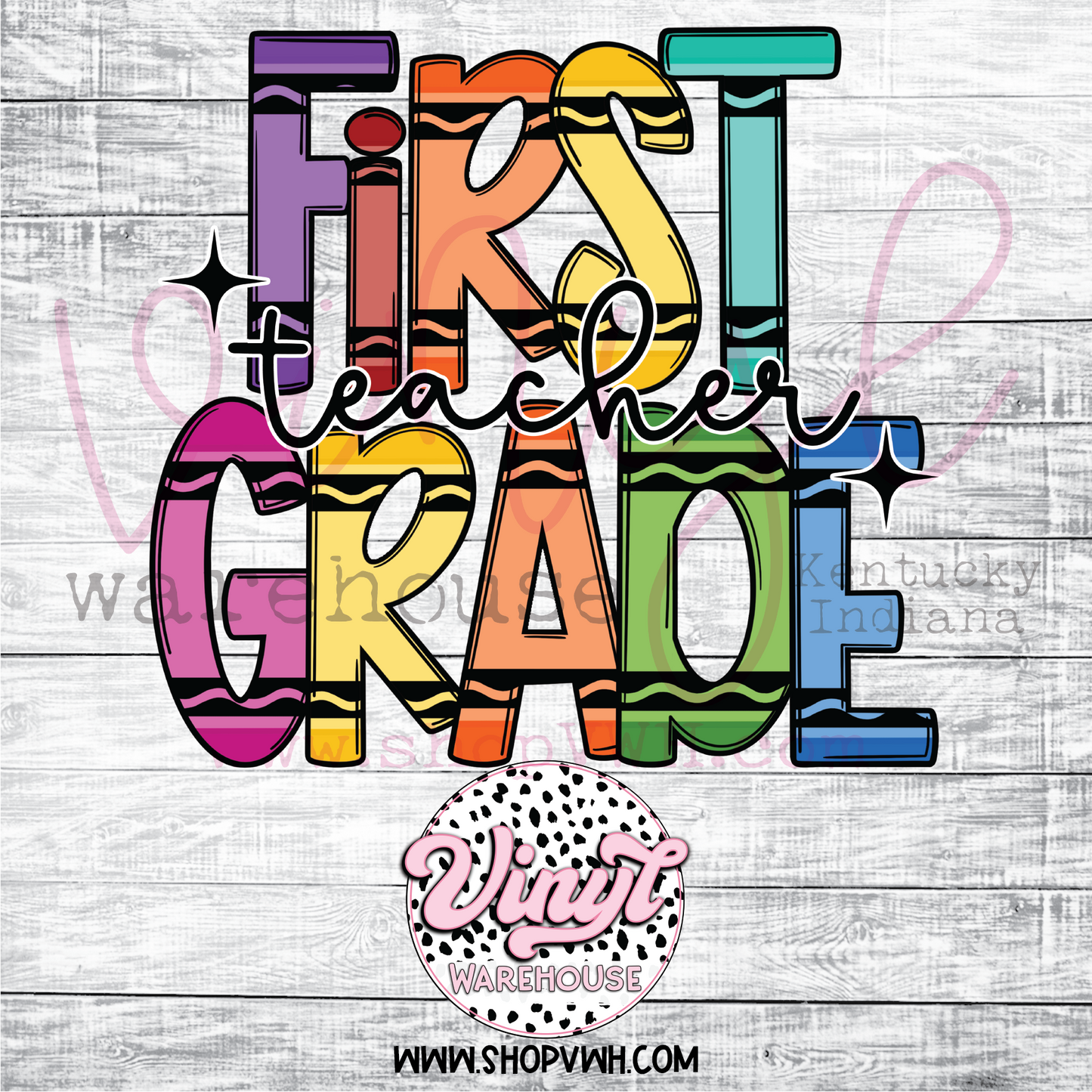 Crayon Teacher - Heat Transfer Prints