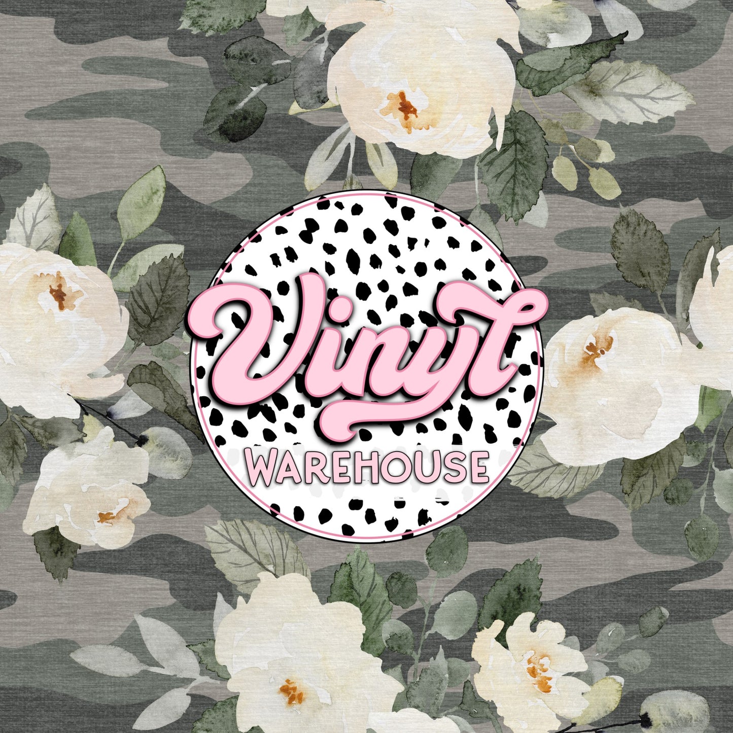 Floral Camo - Printed HTV