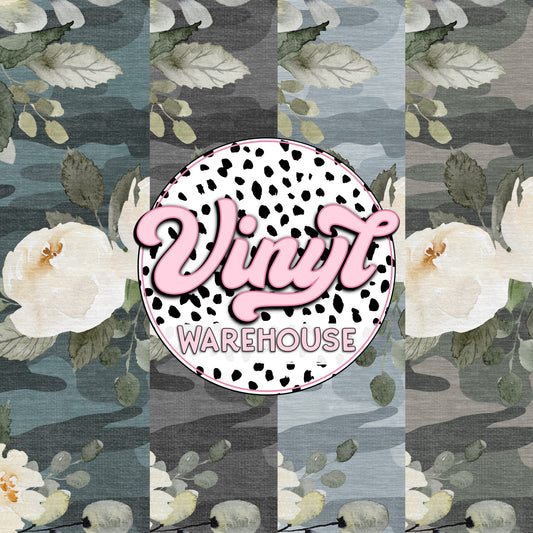 Floral Camo - Printed HTV