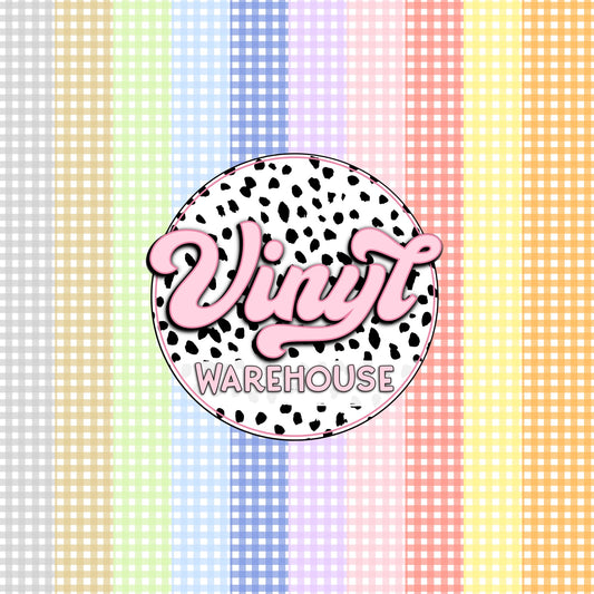 Gingham - Printed HTV