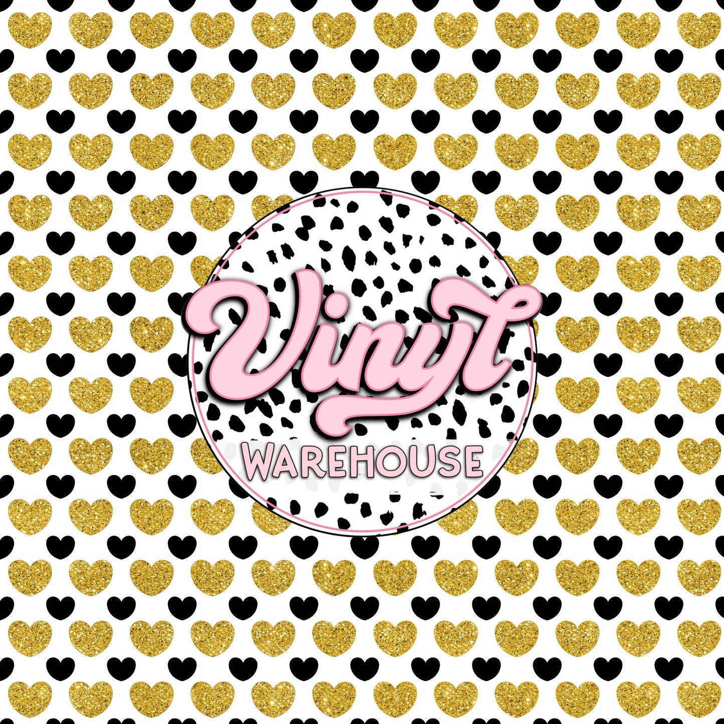 Black & Gold - Printed HTV