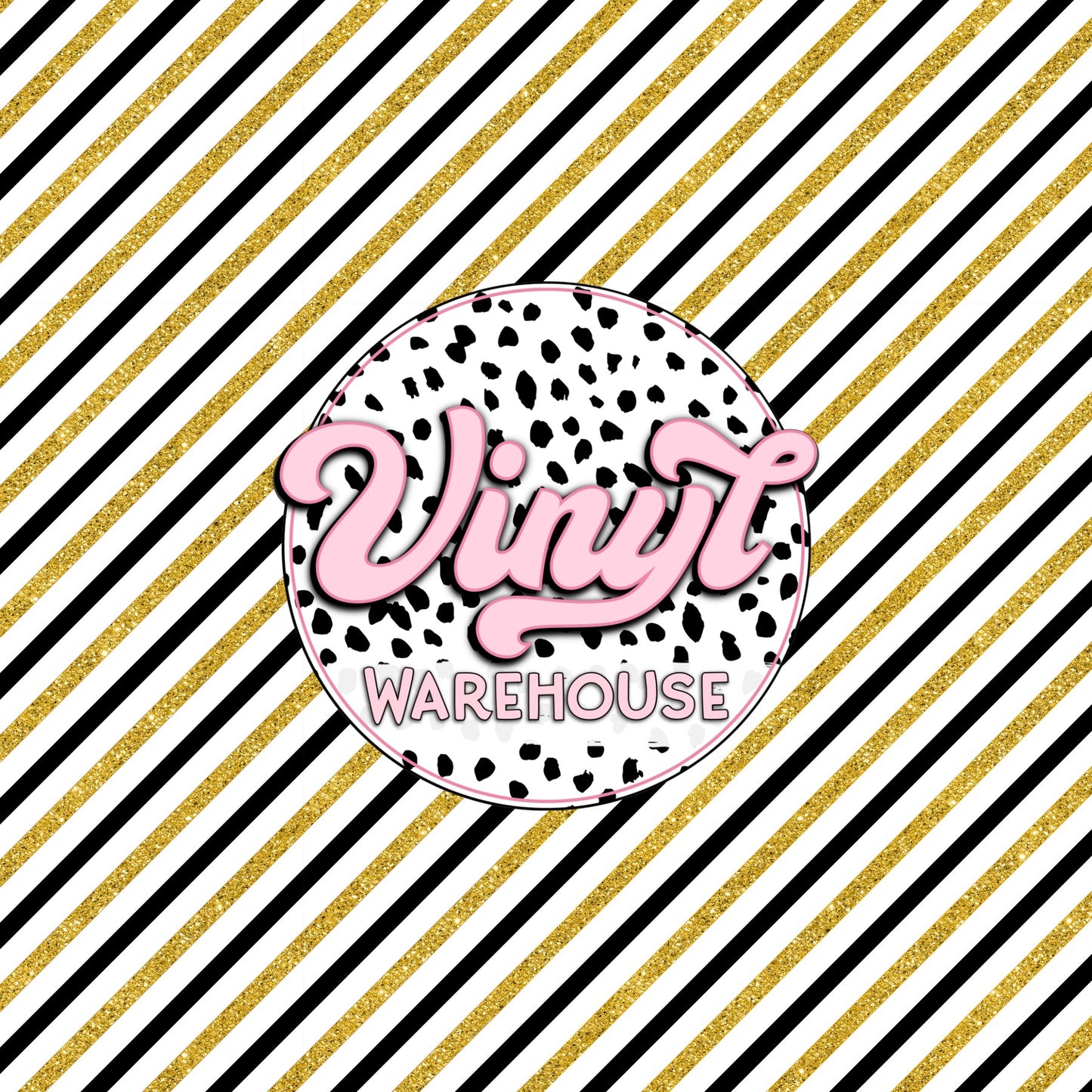 Black & Gold - Printed HTV