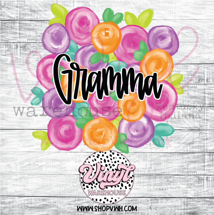 Floral Mother's Day - Heat Transfer Print