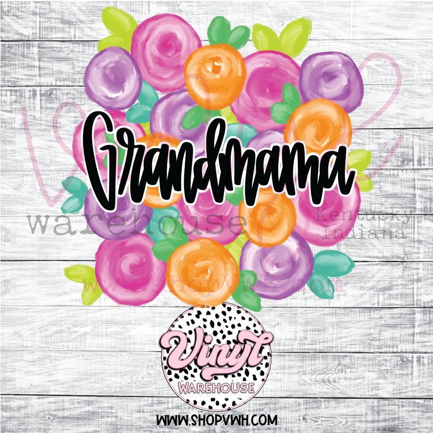 Floral Mother's Day - Heat Transfer Print