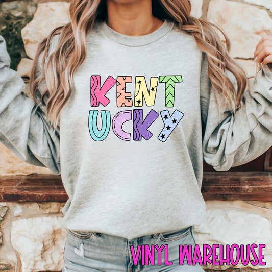 Funky Kentucky - Heat Transfer Print
