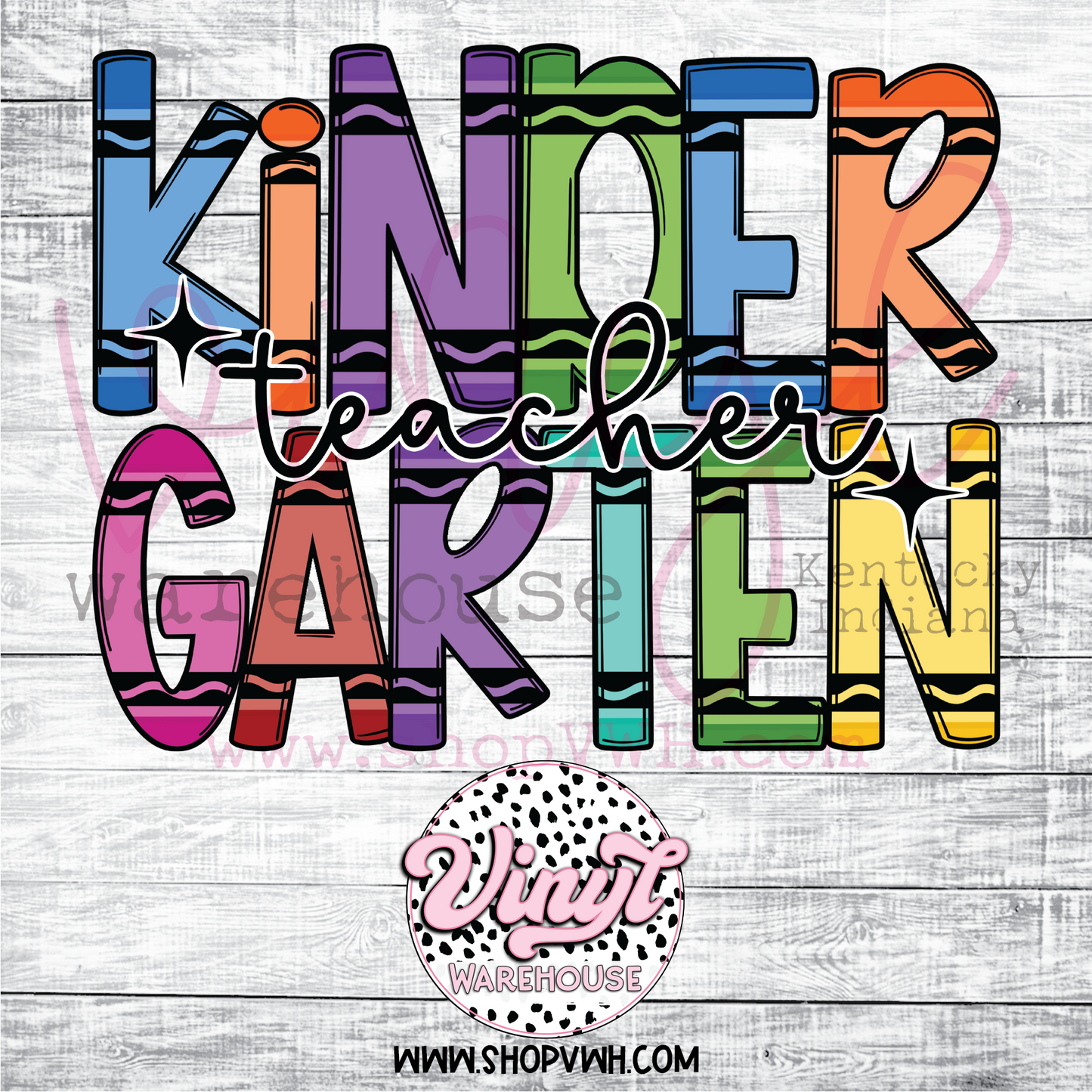 Crayon Teacher - Heat Transfer Prints