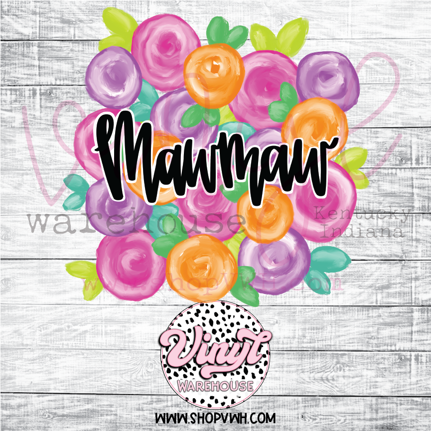 Floral Mother's Day - Heat Transfer Print