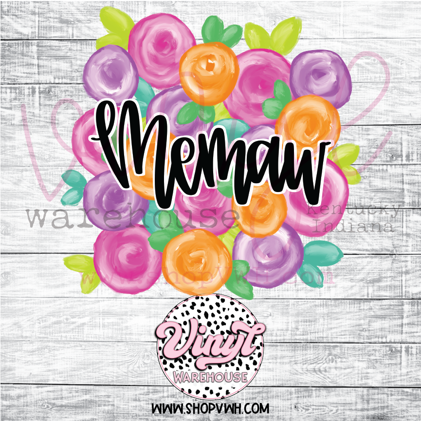 Floral Mother's Day - Heat Transfer Print