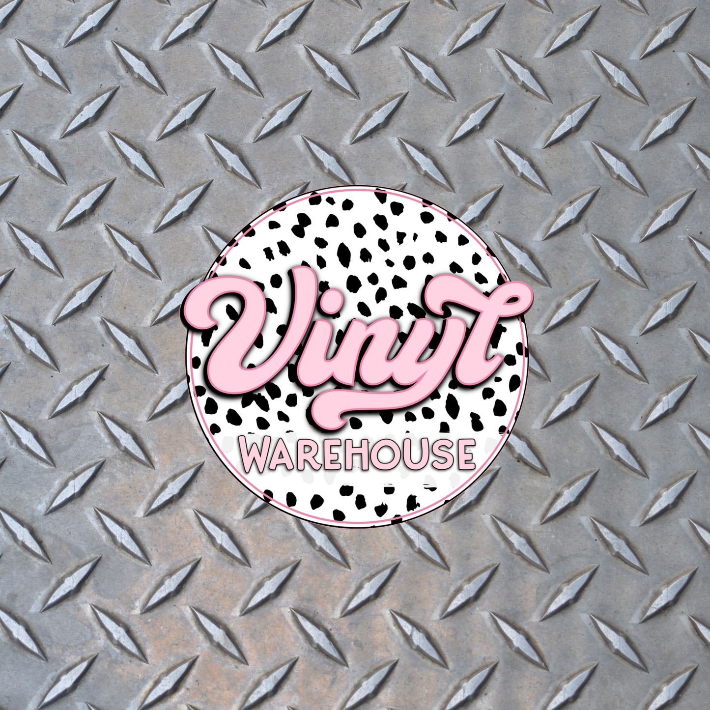 Steel Chrome Plate - Printed Adhesive