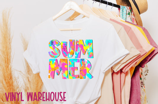 SUM MER - Screen Print