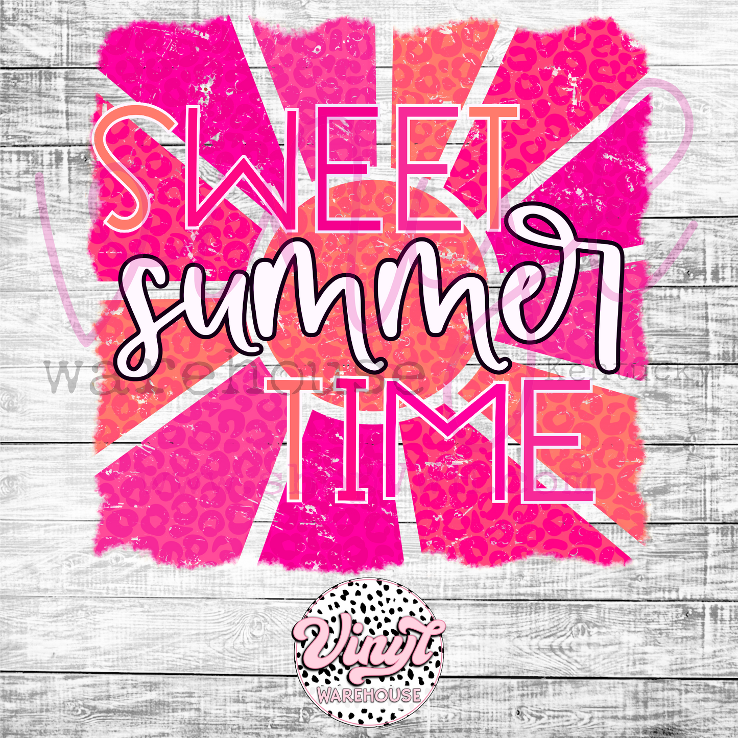Sweet Summer Time - Heat Transfer Print