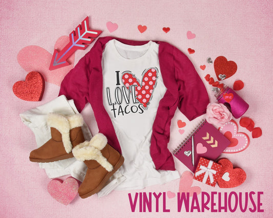 I Love Tacos - Screen Print