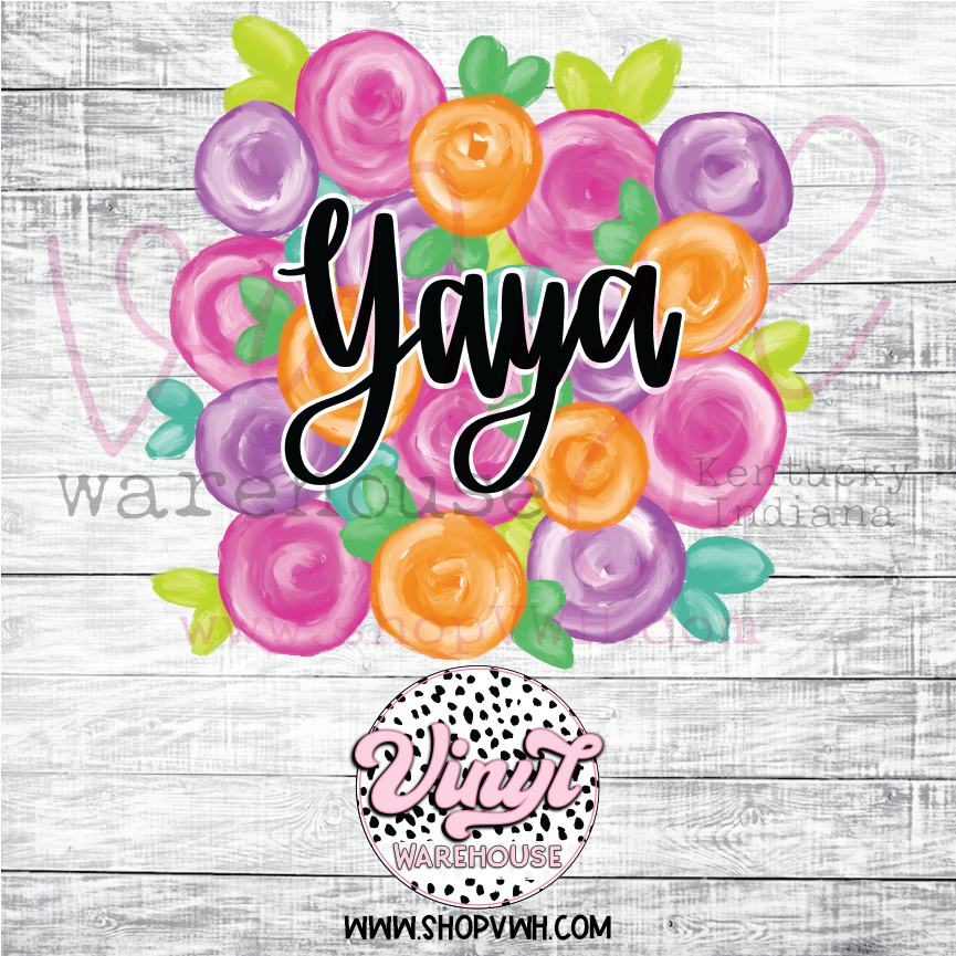 Floral Mother's Day - Heat Transfer Print