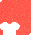 Siser EasyWeed Glitter HTV - Neon Grapefruit