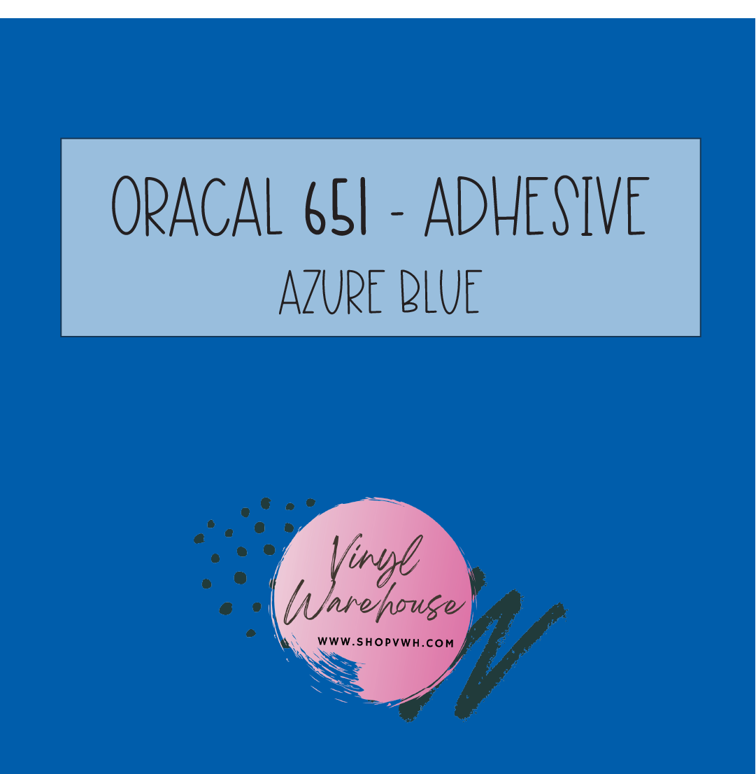 Oracal 651 - 052 Azure Blue