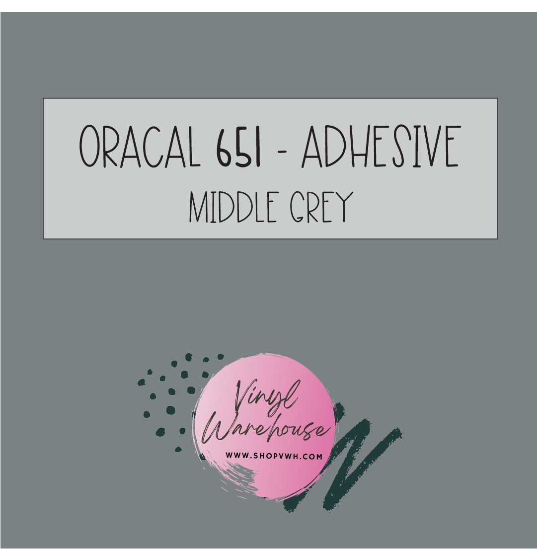 Oracal 651 - 074 Middle Grey