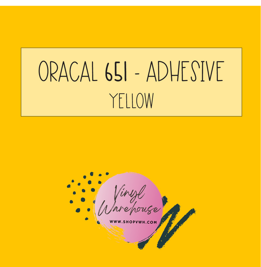 Oracal 651 - 021 Yellow