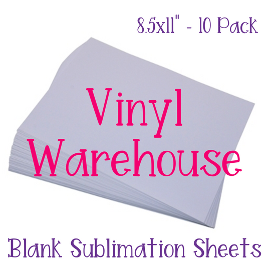 Sublimation Blank - 10 Sheets Pack