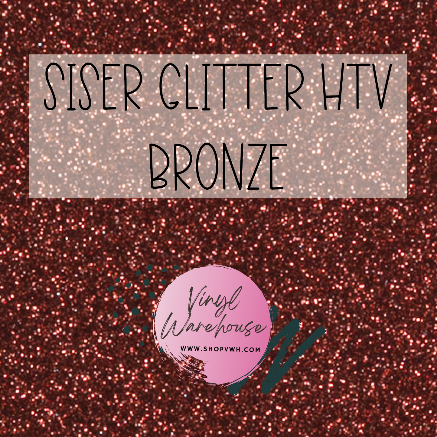 Siser EasyWeed Glitter HTV - Bronze