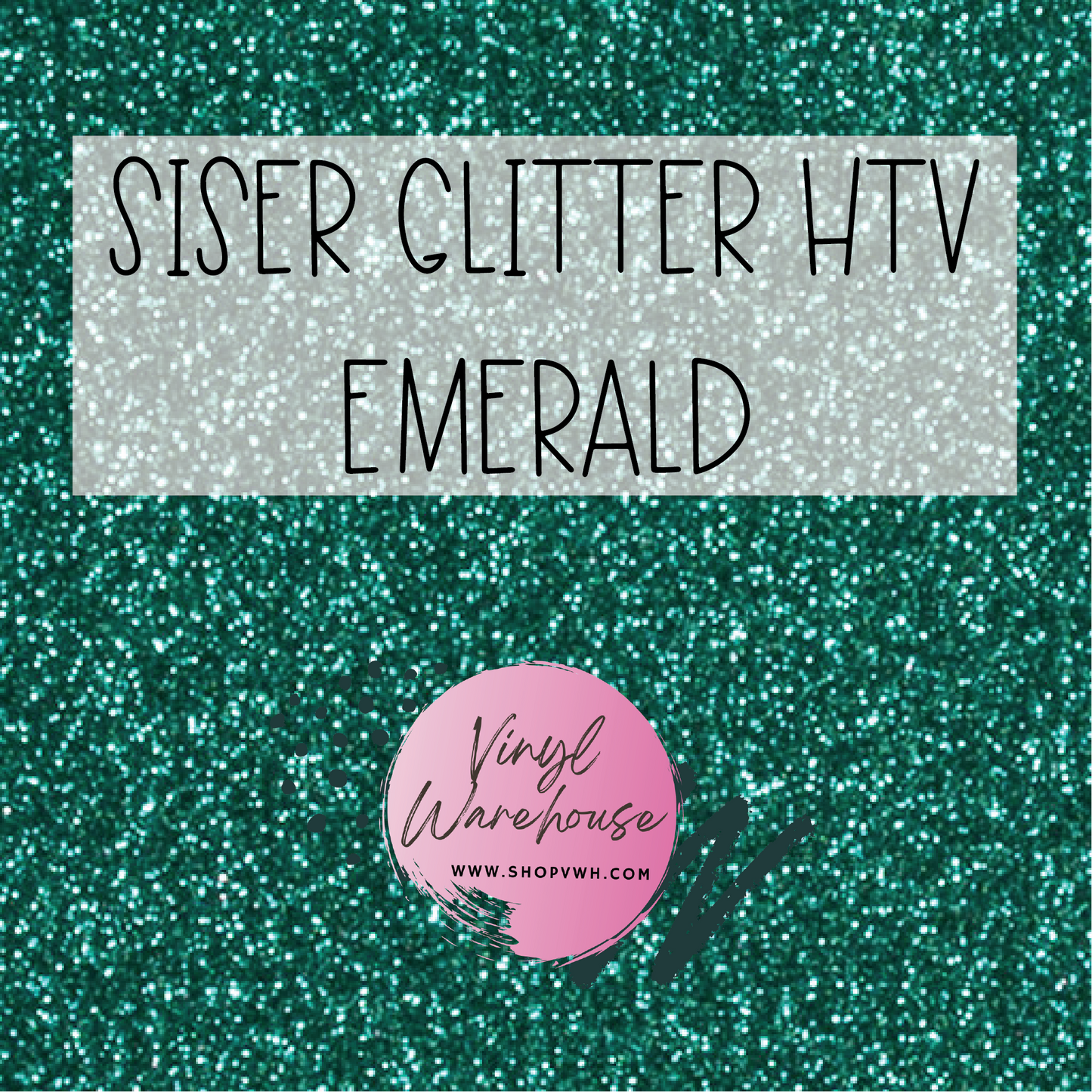 Siser EasyWeed Glitter HTV - Emerald