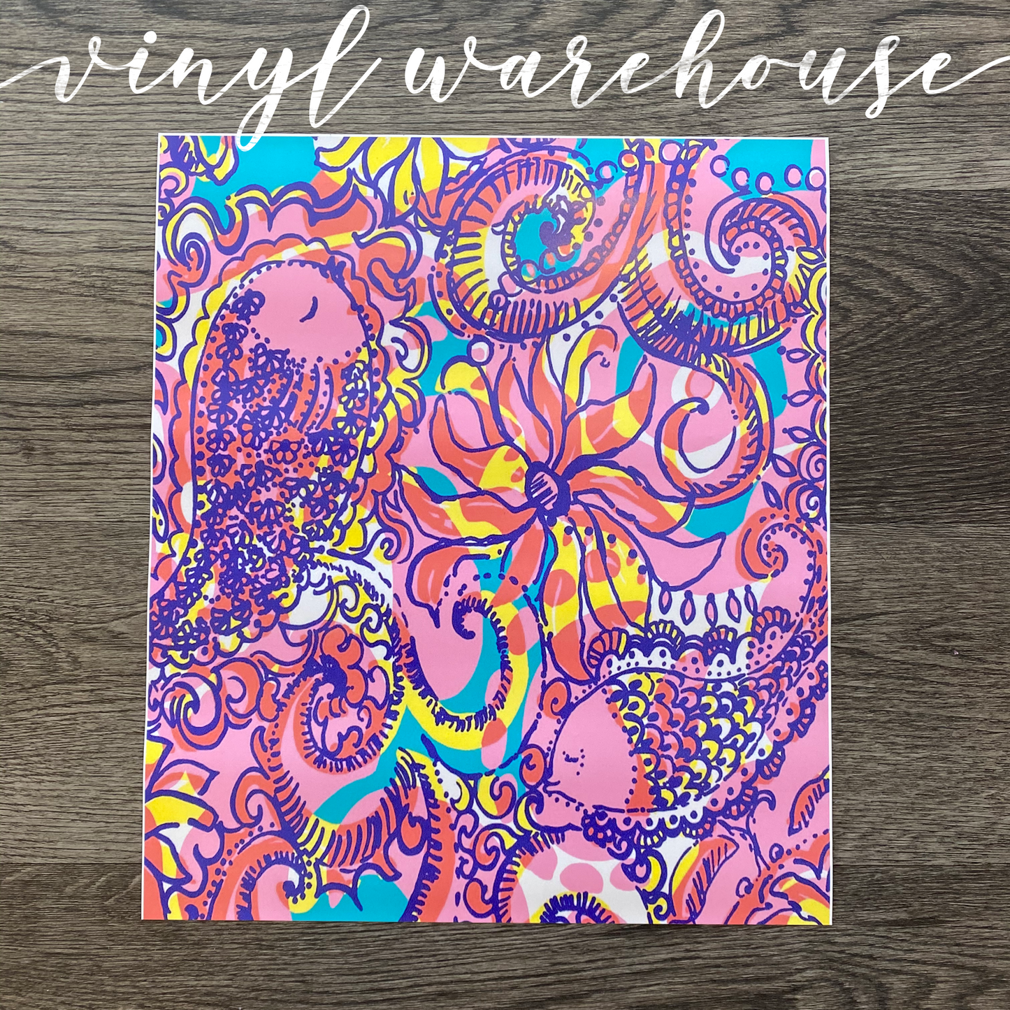 Lilly Inspired HTV - Fuchsia Explosion