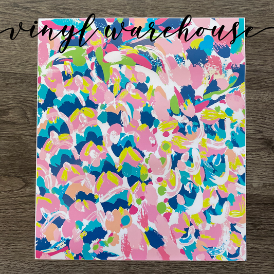 Lilly Inspired HTV - Summer Confetti