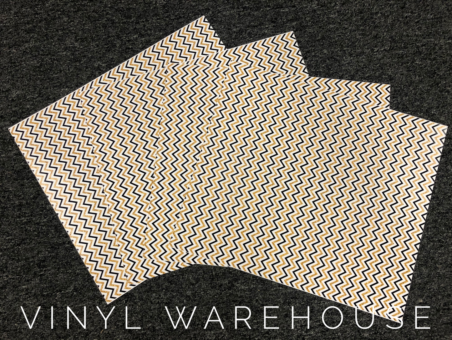 Black & Gold - Printed HTV