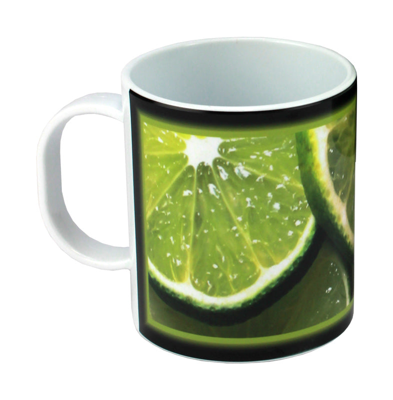 Sublimation Blank Plastic Mug - White Gloss 11OZ