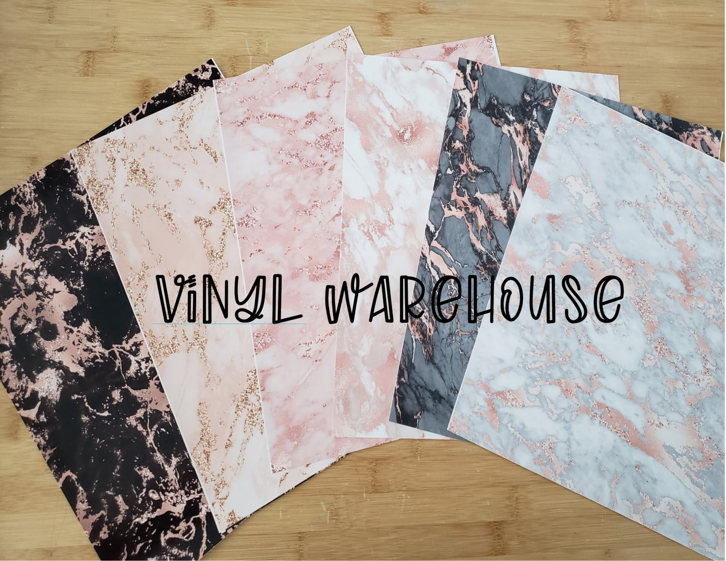 Rose Gold Marbles - Printed HTV